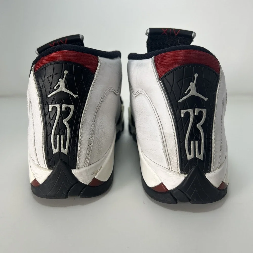 Nike‎ Air Jordan 14 XIV Retro Black Toe 2014 Size 6.5Y, Women's 8 654963-102